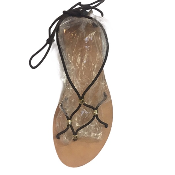 Cornetti Italian Made Wrap Gladiator Sandals Size 36 - Picture 9 of 13